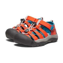 Online Little Kids' Newport H2 | Safety Orange/Fjord Blue Kids Sandals