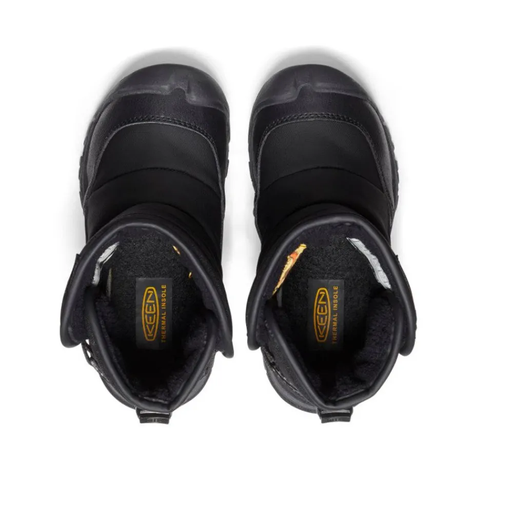 Discount Little Kids' Puffrider Waterproof Winter Boot | Black/Steel Grey Kids Boots