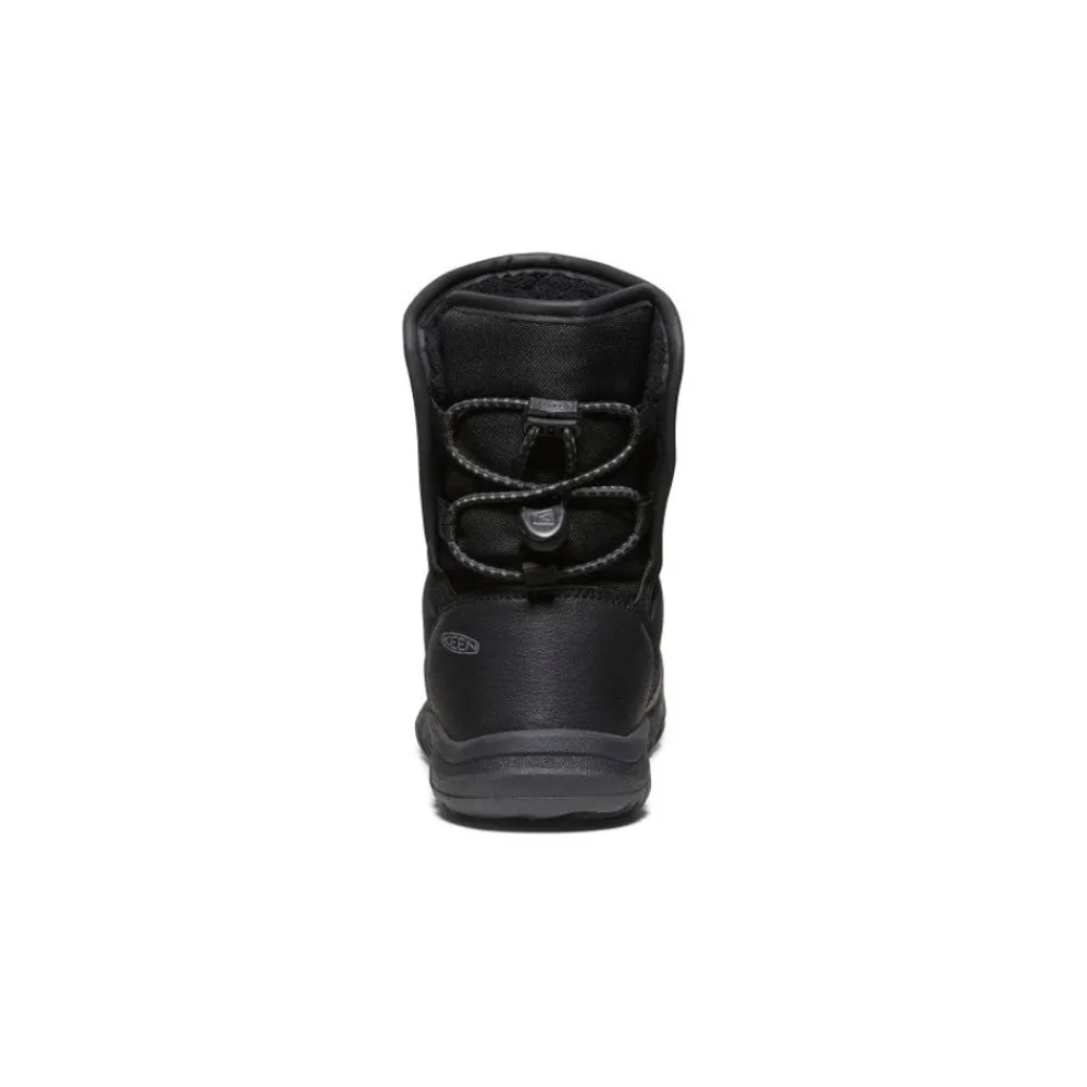 Discount Little Kids' Puffrider Waterproof Winter Boot | Black/Steel Grey Kids Boots