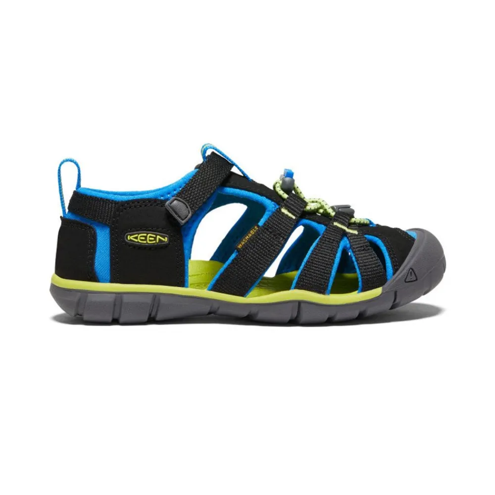 Sale Little Kids' Seacamp Ii Cnx | Black/Brilliant Blue Kids Sandals
