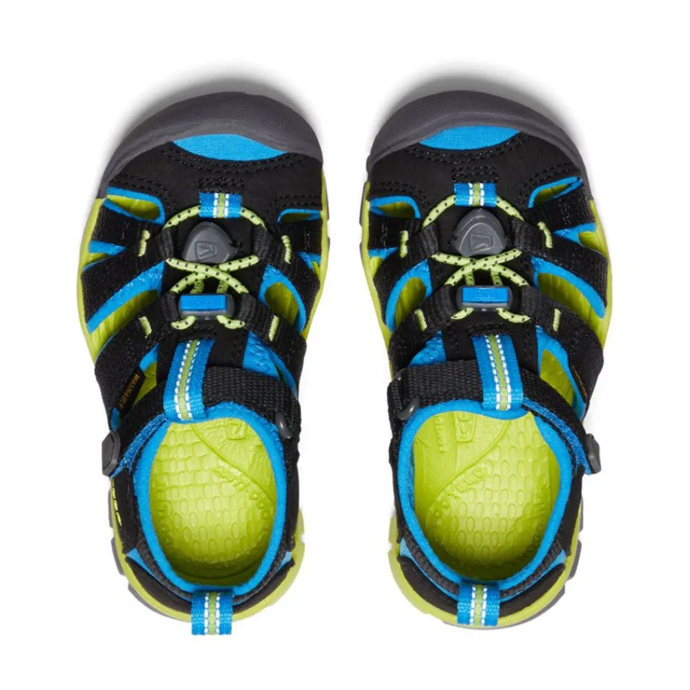 Sale Little Kids' Seacamp Ii Cnx | Black/Brilliant Blue Kids Sandals