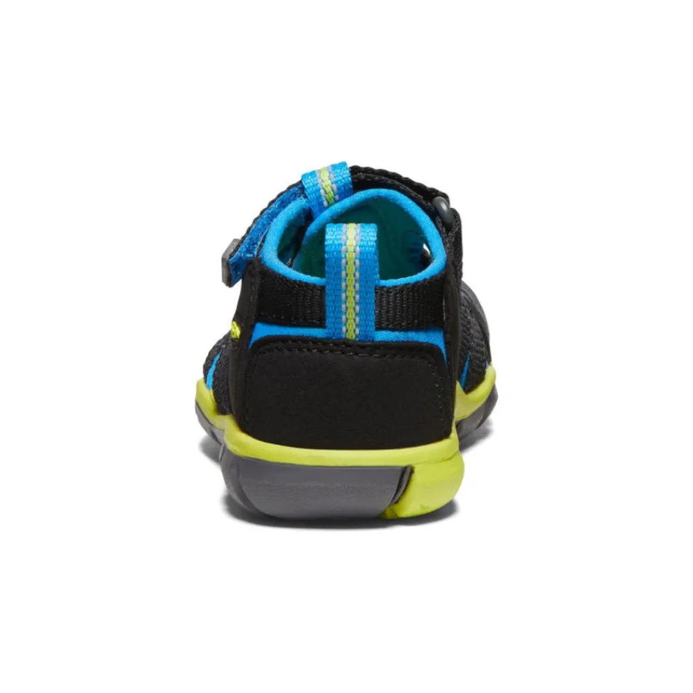 Sale Little Kids' Seacamp Ii Cnx | Black/Brilliant Blue Kids Sandals