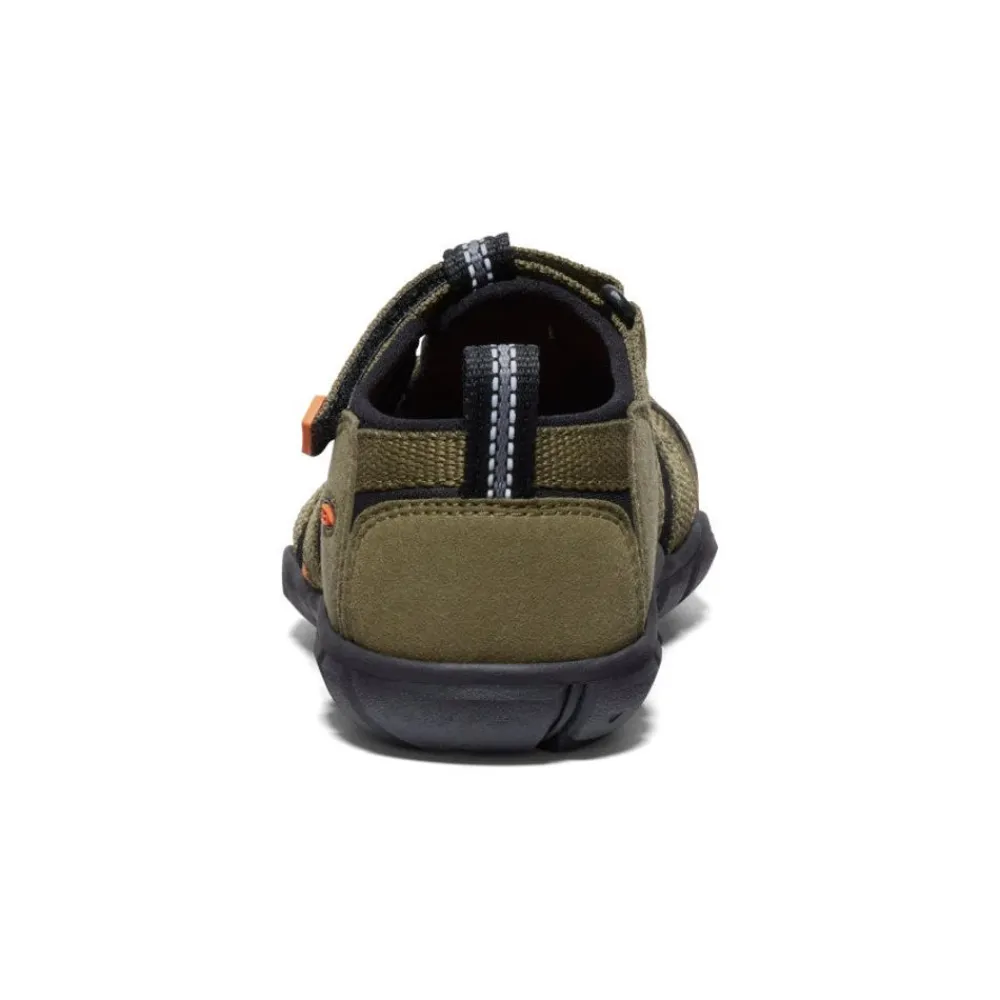 Sale Little Kids' Seacamp Ii Cnx | Dark Olive/Gold Flame Kids Sandals