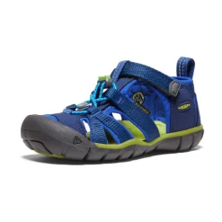 Sale Little Kids' Seacamp Ii Cnx | Blue Depths/Chartreuse Kids Sandals