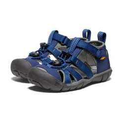 Fashion Little Kids' Seacamp Ii Cnx | Blue Depths/Gargoyle Kids Sandals