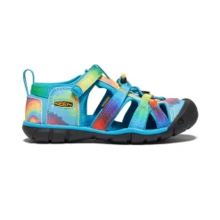 New Little Kids' Seacamp Ii Cnx | Vivid Blue/Original Tie Dye Kids Sandals
