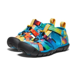 New Little Kids' Seacamp Ii Cnx | Vivid Blue/Original Tie Dye Kids Sandals