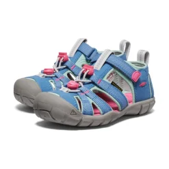 Discount Little Kids' Seacamp Ii Cnx | Coronet Blue/Hot Pink Kids Sandals