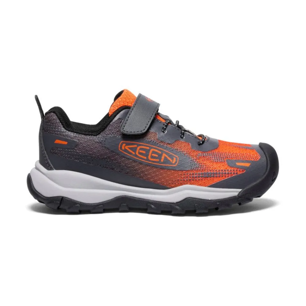 New Little Kids' Wanduro Speed Hiking Shoe | Magnet/Scarlet Ibis Kids Shoes