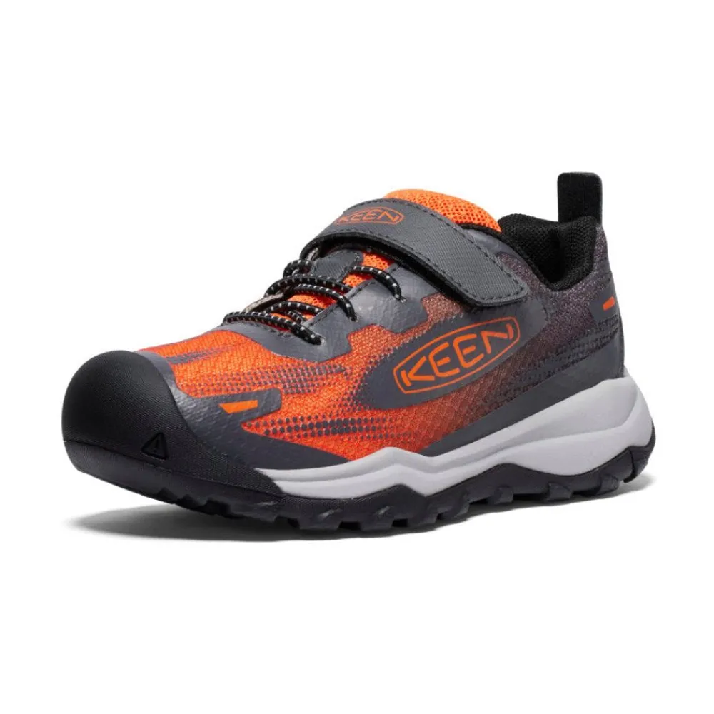 New Little Kids' Wanduro Speed Hiking Shoe | Magnet/Scarlet Ibis Kids Shoes