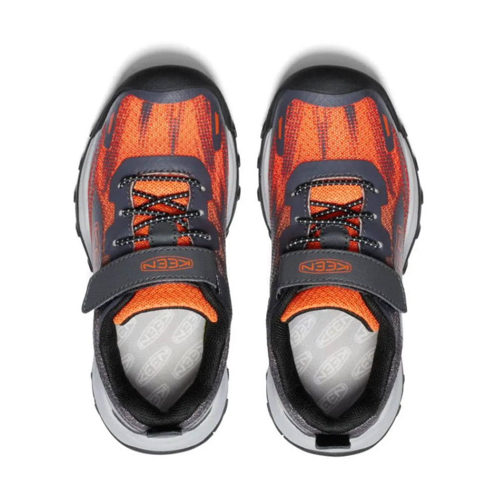 New Little Kids' Wanduro Speed Hiking Shoe | Magnet/Scarlet Ibis Kids Shoes