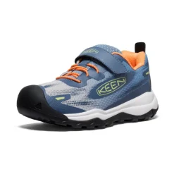New Little Kids' Wanduro Speed Hiking Shoe | Vintage Indigo/Tangerine Kids Shoes