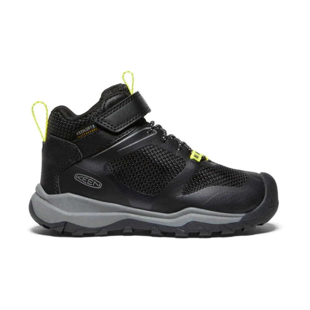 New Little Kids' Wanduro Waterproof Boot | Black/Silver Kids Boots