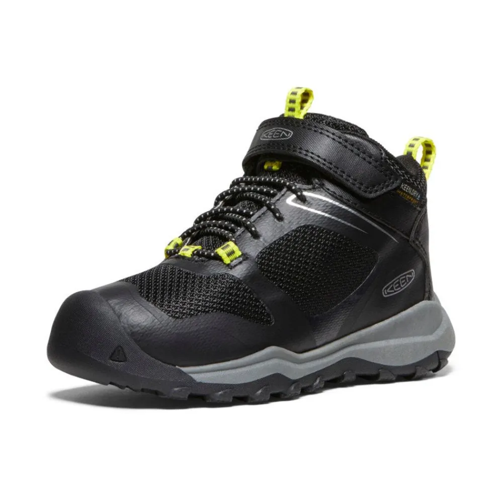 New Little Kids' Wanduro Waterproof Boot | Black/Silver Kids Boots