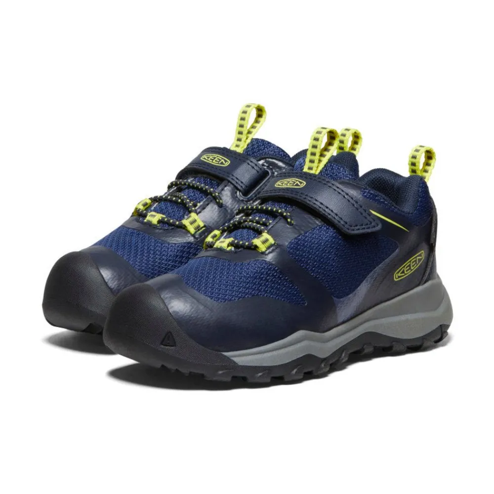 Hot Little Kids' Wanduro Waterproof Shoe | Sky Captain/Evening Primrose Kids Shoes