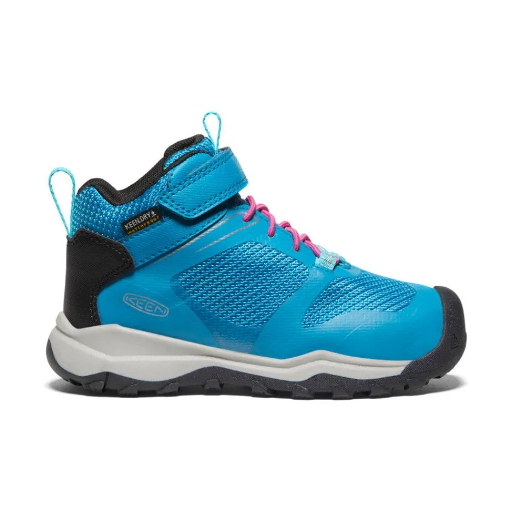 Fashion Little Kids' Wanduro Waterproof Boot | Fjord Blue/Fuchsia Purple Kids Boots