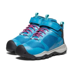 Fashion Little Kids' Wanduro Waterproof Boot | Fjord Blue/Fuchsia Purple Kids Boots