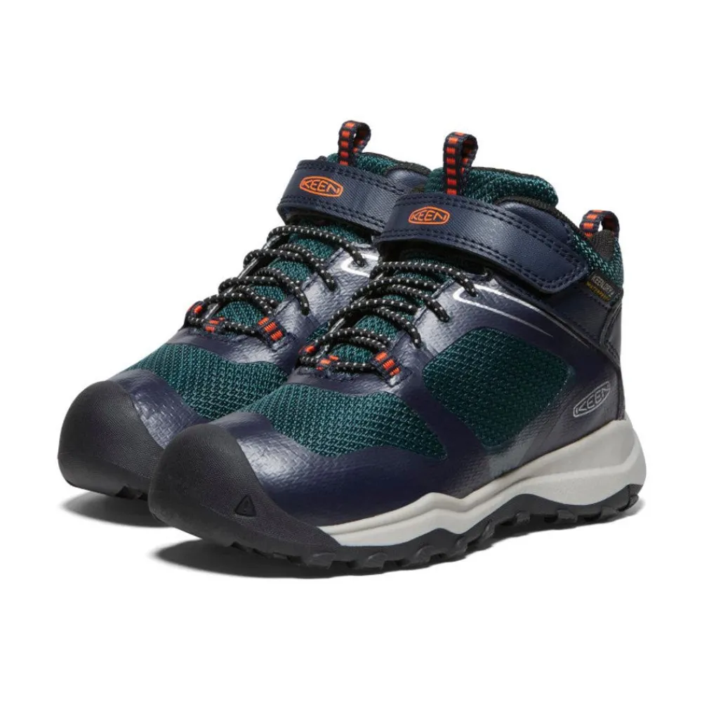 Discount Little Kids' Wanduro Waterproof Boot | Sky Captain/Sea Moss Kids Boots