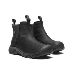 Hot Men'S Anchorage Iii Waterproof Boot | Black/Raven Men Slip-Ons