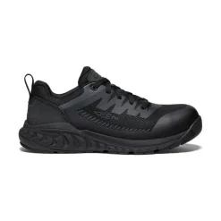 Fashion Men'S Arvada Esd Work Sneaker (Carbon-Fiber Toe) | Black/Black Men Work Boots & Shoes