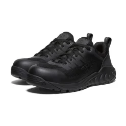 Fashion Men'S Arvada Esd Work Sneaker (Carbon-Fiber Toe) | Black/Black Men Work Boots & Shoes