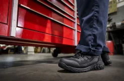 Fashion Men'S Arvada Esd Work Sneaker (Carbon-Fiber Toe) | Black/Black Men Work Boots & Shoes