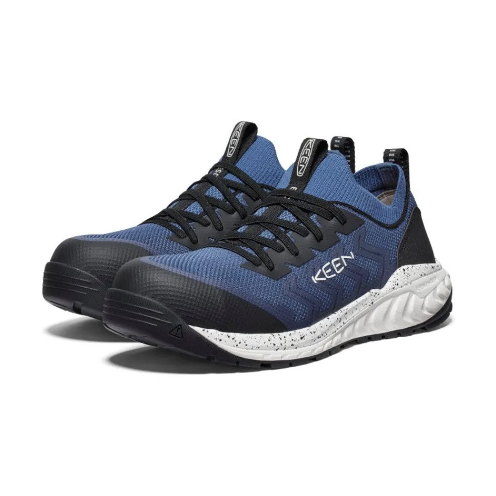 Outlet Men'S Arvada Shift Esd Work Sneaker (Carbon-Fiber Toe) | Vintage Indigo/Black Men Work Boots & Shoes