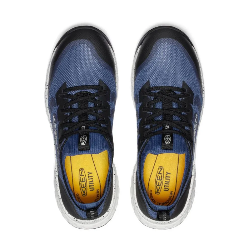 Outlet Men'S Arvada Shift Esd Work Sneaker (Carbon-Fiber Toe) | Vintage Indigo/Black Men Work Boots & Shoes