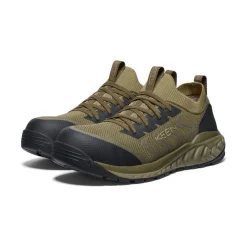New Men'S Arvada Shift Work Sneaker (Carbon-Fiber Toe) | Martini Olive/Black Men Work Boots & Shoes