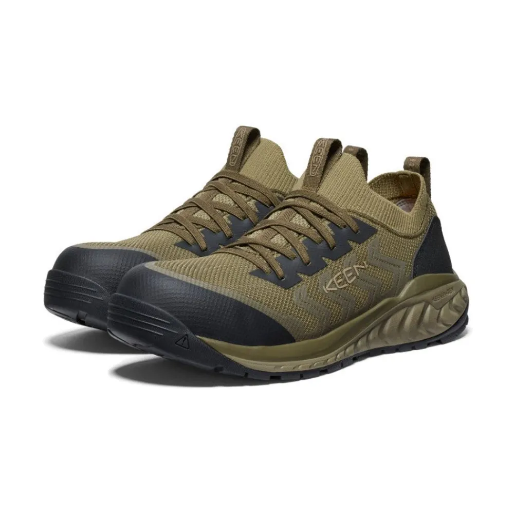 New Men'S Arvada Shift Work Sneaker (Carbon-Fiber Toe) | Martini Olive/Black Men Work Boots & Shoes