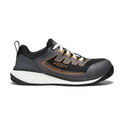 Discount Men'S Arvada Work Sneaker (Carbon-Fiber Toe) | Black/Curry Men Work Boots & Shoes
