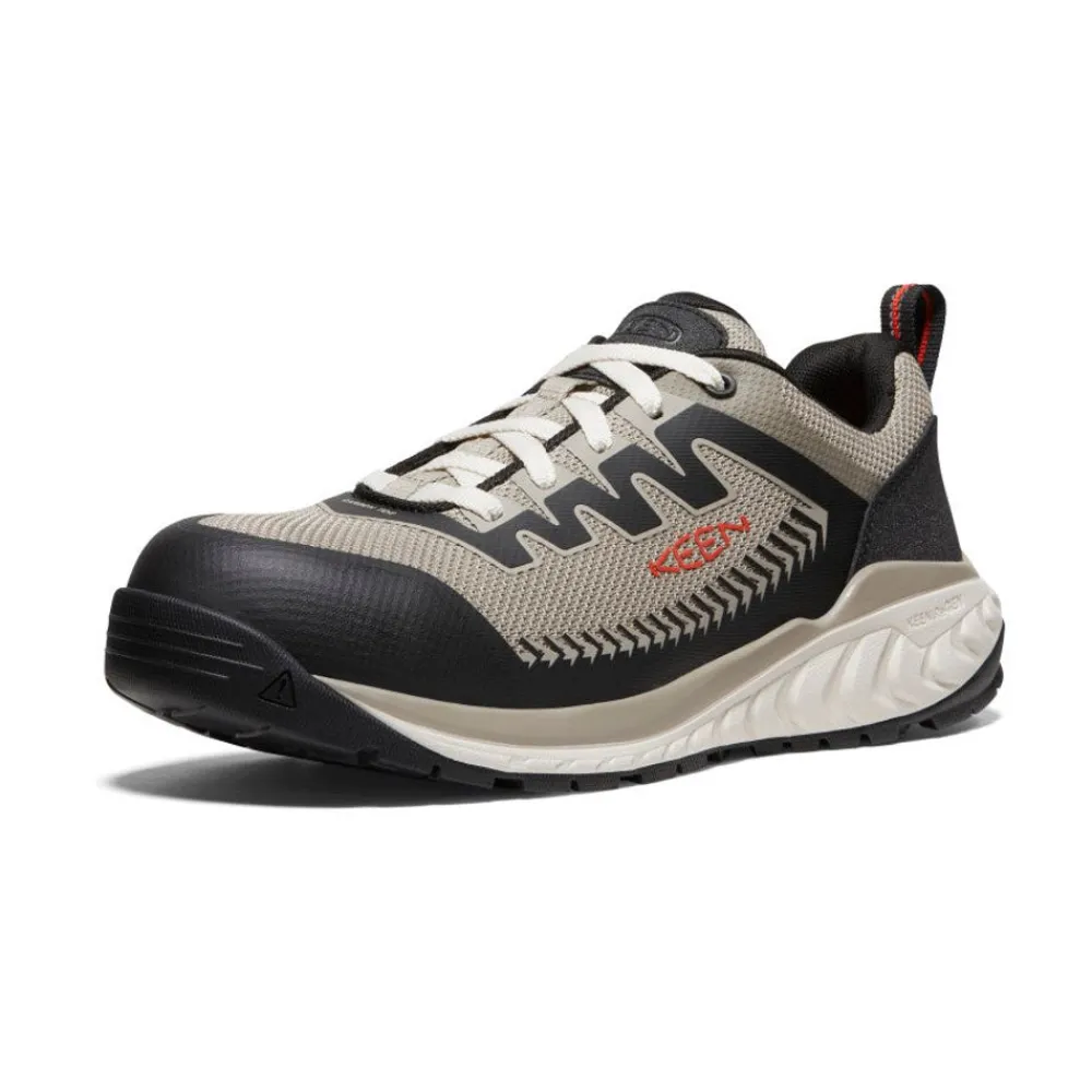 New Men'S Arvada Work Sneaker (Carbon-Fiber Toe) | Plaza Taupe/Black Men Work Boots & Shoes