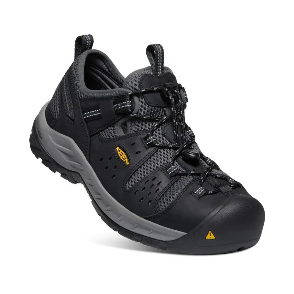 Sale Men'S Atlanta Cool Ii (Steel Toe) | Black/Dark Shadow Men Work Boots & Shoes