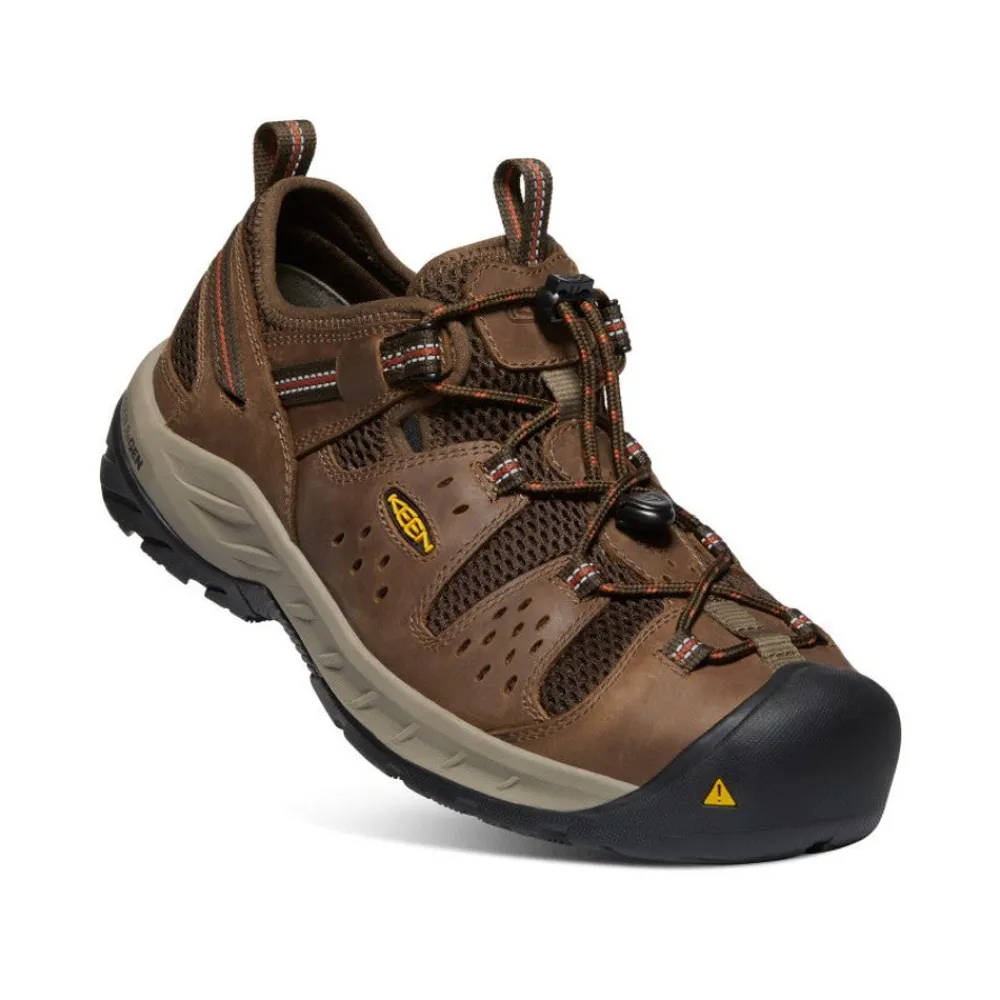 New Men'S Atlanta Cool Ii (Steel Toe) | Shitake/Rust Men Work Boots & Shoes