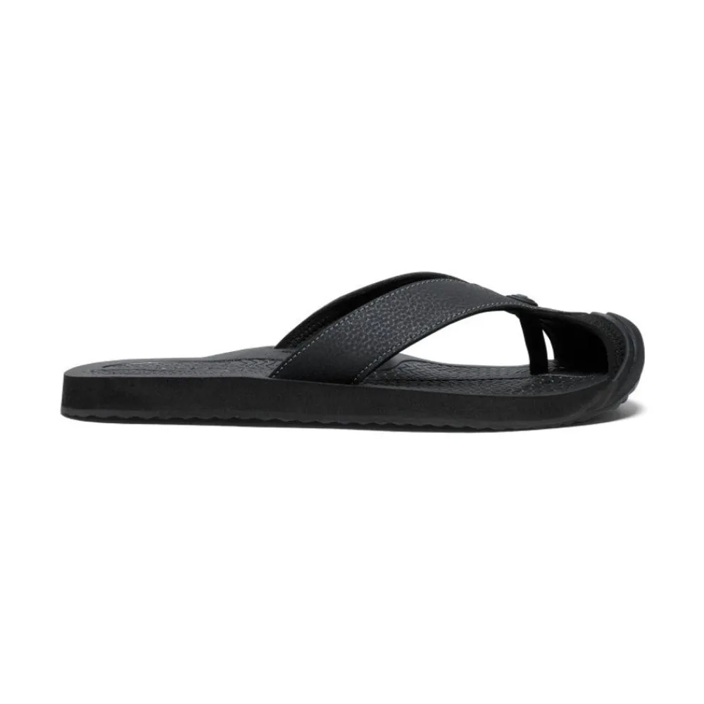 Clearance Men'S Barbados Flip-Flop | Black/Steel Grey Men Slip-Ons