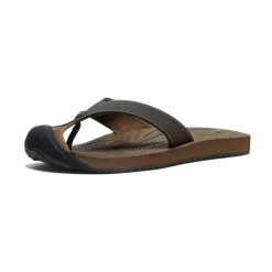 Clearance Men'S Barbados Flip-Flop | Java/Dark Earth Men Slip-Ons