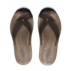 Clearance Men'S Barbados Flip-Flop | Java/Dark Earth Men Slip-Ons