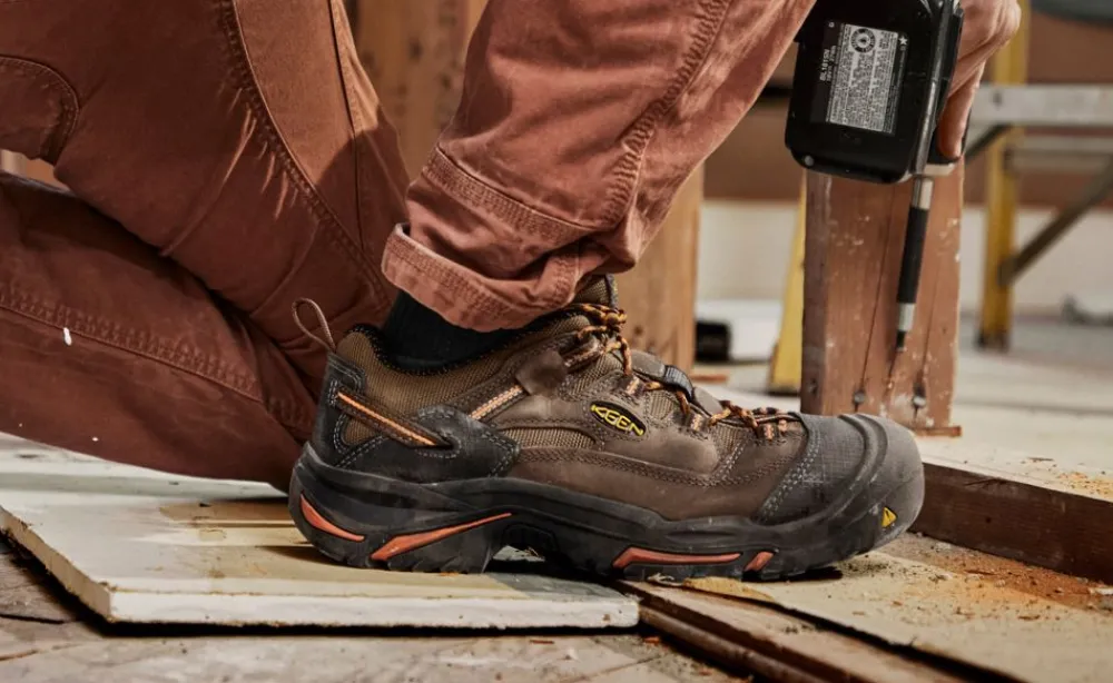 New Men'S Braddock Low (Soft Toe) | Cascade/Orange Ochre Men Work Boots & Shoes