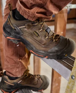 New Men'S Braddock Low (Soft Toe) | Cascade/Orange Ochre Men Work Boots & Shoes