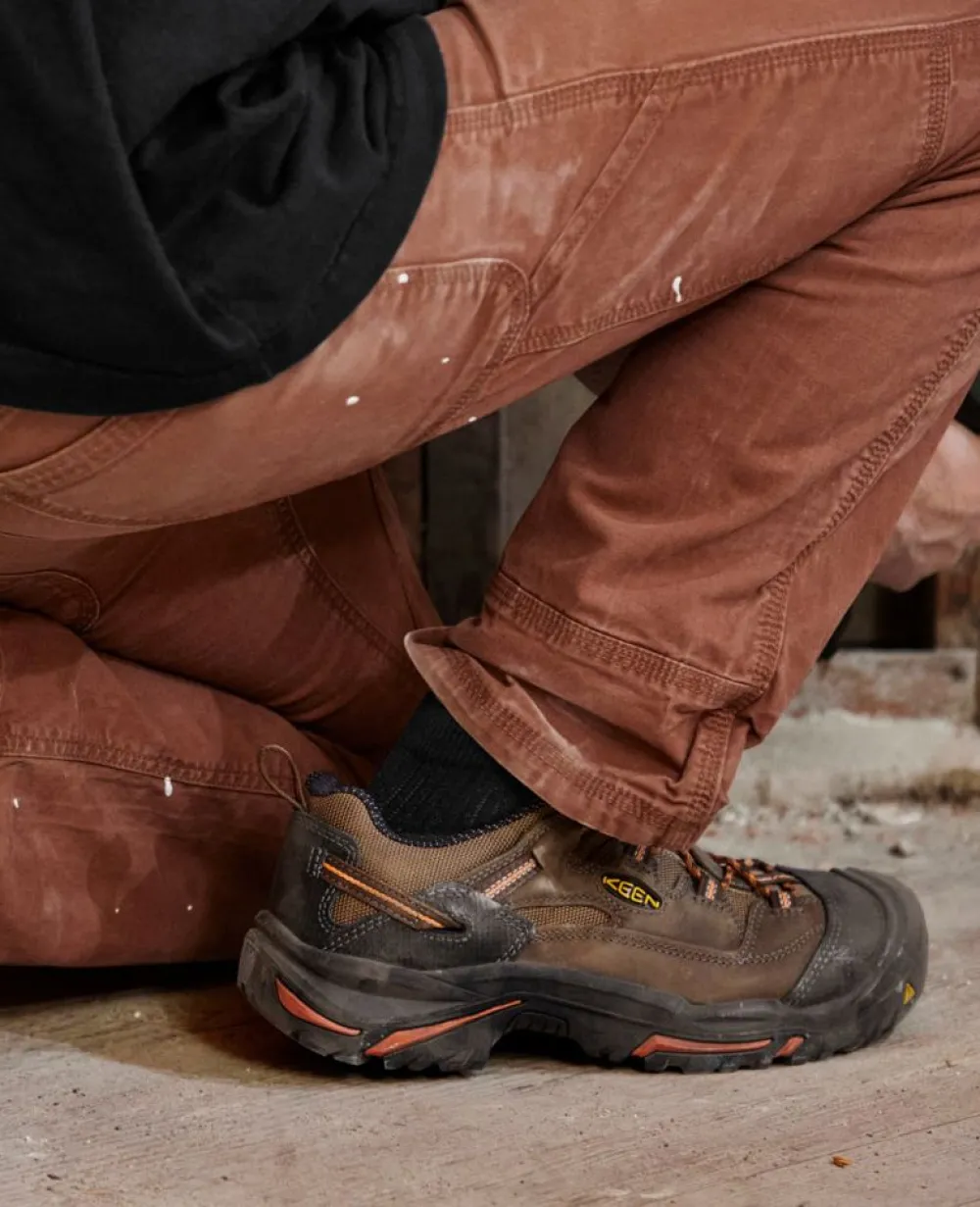 New Men'S Braddock Low (Soft Toe) | Cascade/Orange Ochre Men Work Boots & Shoes