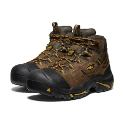 New Men'S Braddock Waterproof Mid (Soft Toe) | Cascade Brown/Tawny Olive Men Work Boots & Shoes