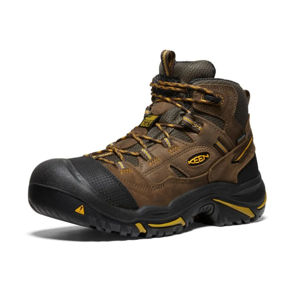 New Men'S Braddock Waterproof Mid (Soft Toe) | Cascade Brown/Tawny Olive Men Work Boots & Shoes