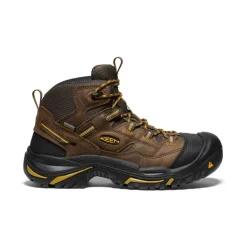 Hot Men'S Braddock Waterproof Mid (Steel Toe) | Cascade Brown/Tawny Olive Men Work Boots & Shoes
