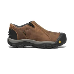 Sale Men'S Brixen Waterproof Low | Slate Black/Madder Brown Men Slip-Ons