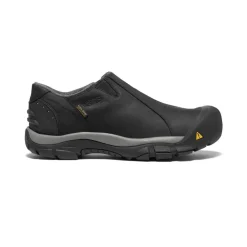 New Men'S Brixen Waterproof Low | Black/Gargoyle Men Slip-Ons