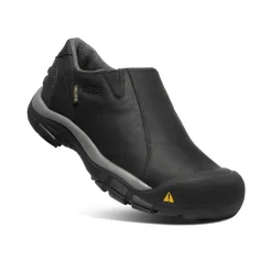 New Men'S Brixen Waterproof Low | Black/Gargoyle Men Slip-Ons