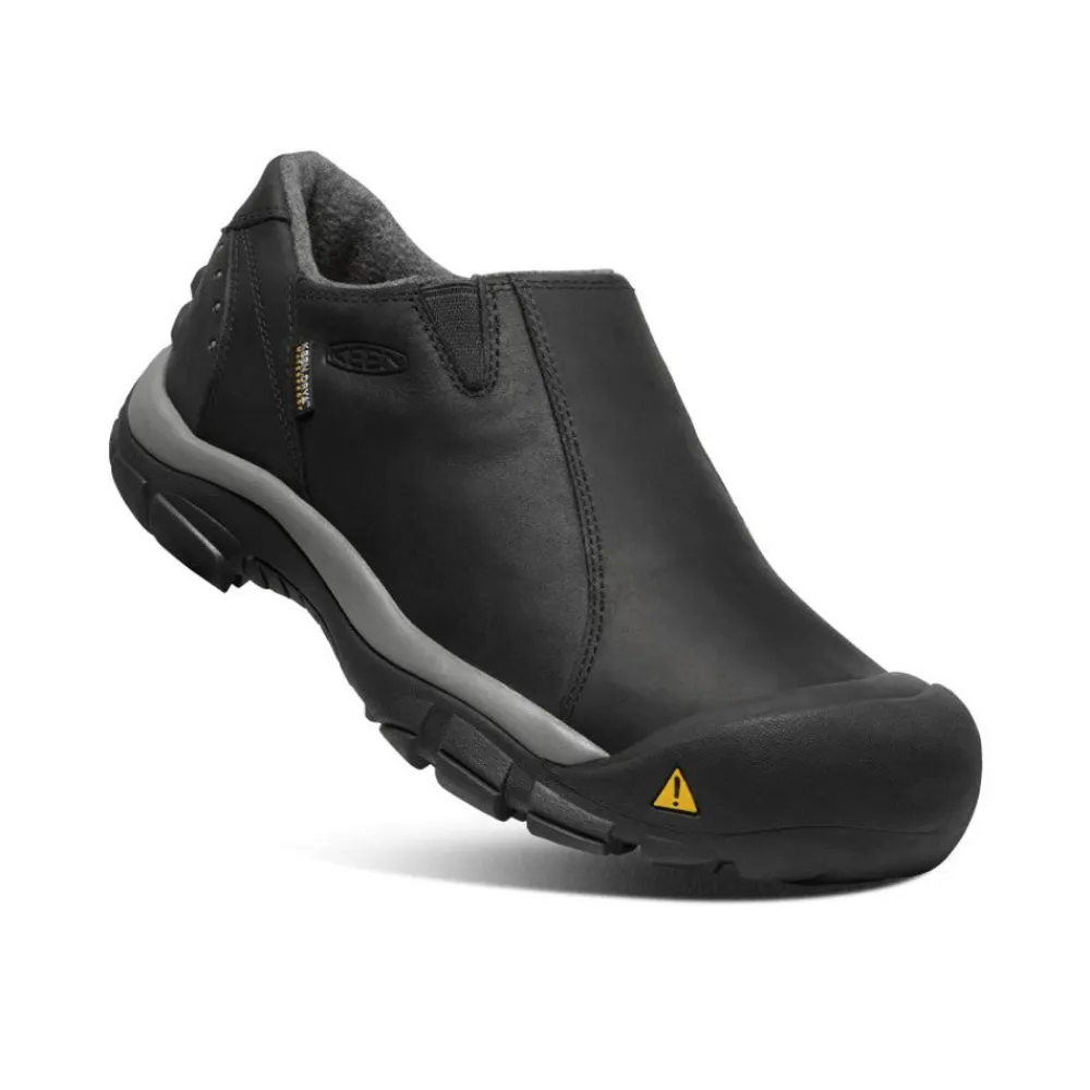 New Men'S Brixen Waterproof Low | Black/Gargoyle Men Slip-Ons