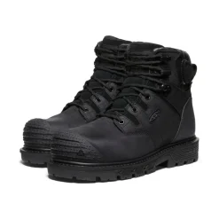 Sale Men'S Camden 6" Waterproof Boot (Carbon-Fiber Toe) | Black/Black Men Work Boots & Shoes