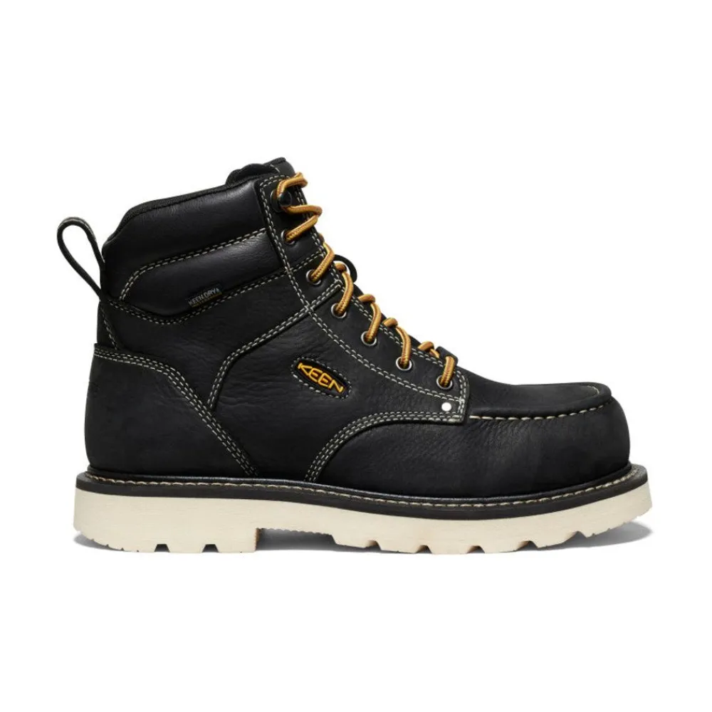Outlet Men'S Cincinnati 6" Waterproof 90° Heel Boot (Carbon-Fiber Toe) | Black/Sandshell Men Work Boots & Shoes