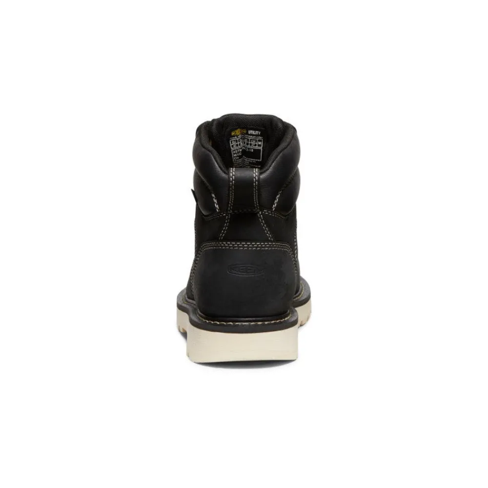 Outlet Men'S Cincinnati 6" Waterproof 90° Heel Boot (Carbon-Fiber Toe) | Black/Sandshell Men Work Boots & Shoes